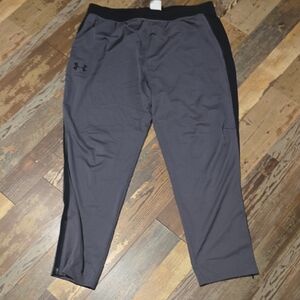 Under Armour Men's Sportstyle Woven Pants Gray Black Size 2XL